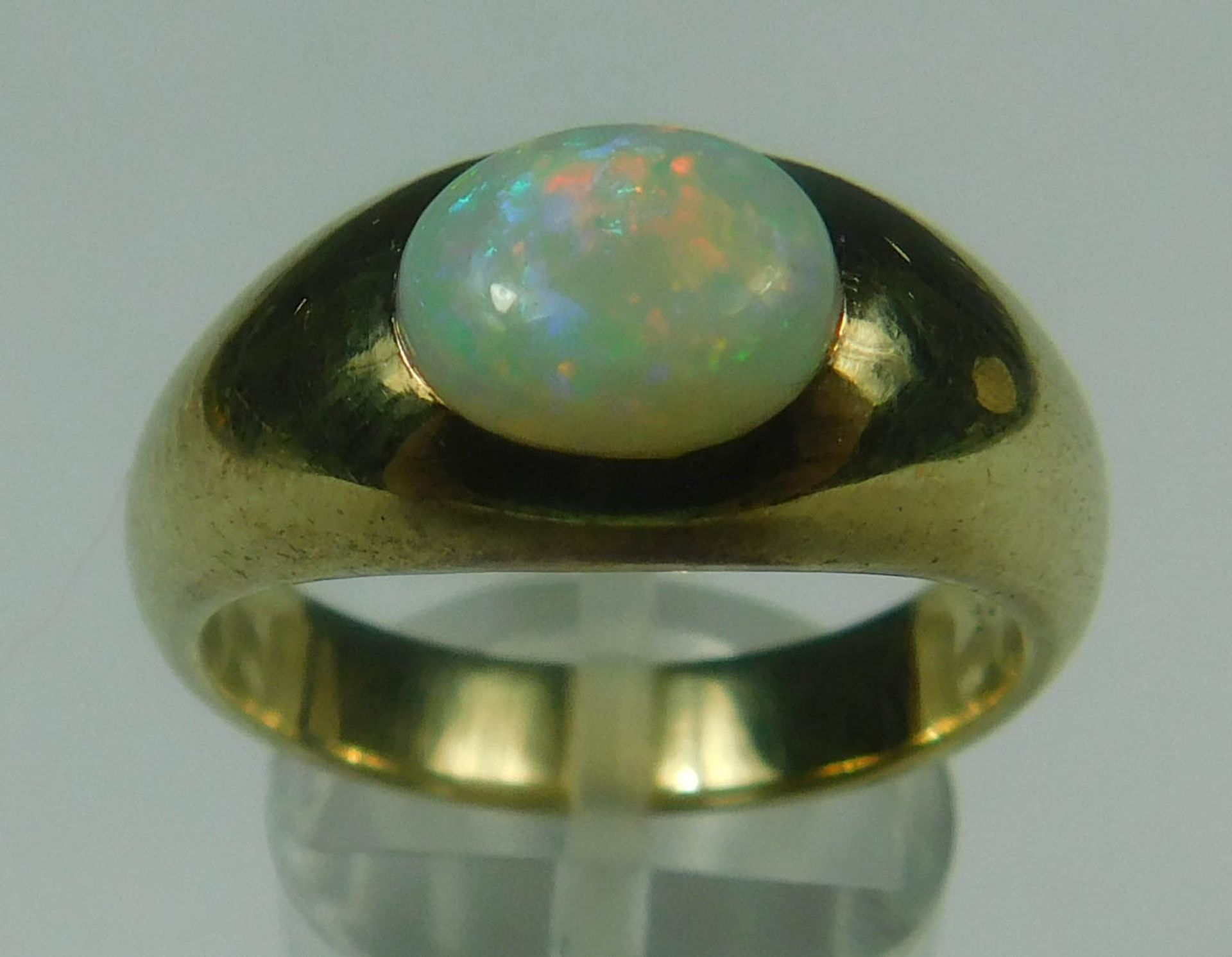 Ring 585 Gold mit Opal. - Bild 2 aus 12