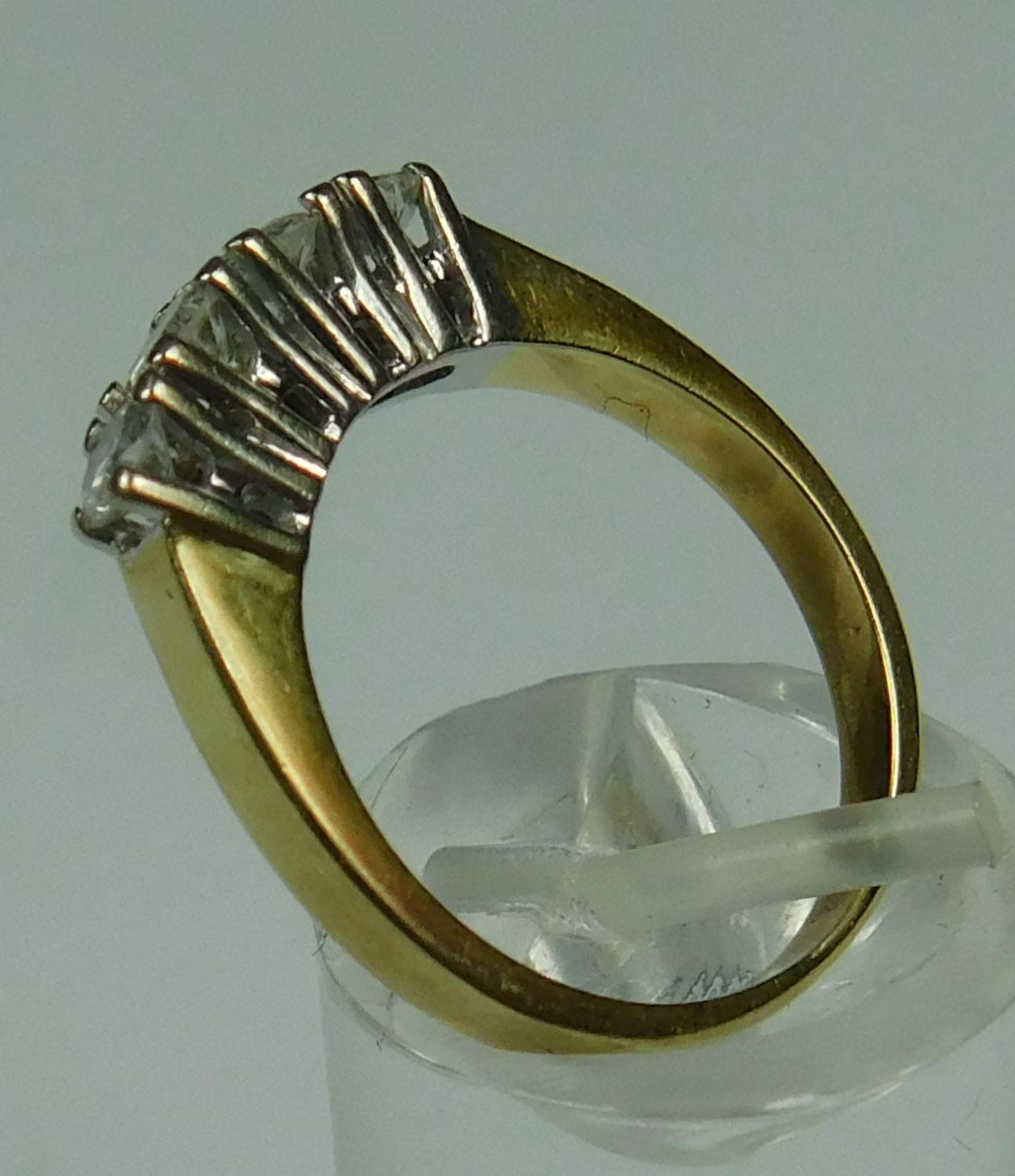 Ring Gold 585 mit Diamanten. - Image 3 of 14