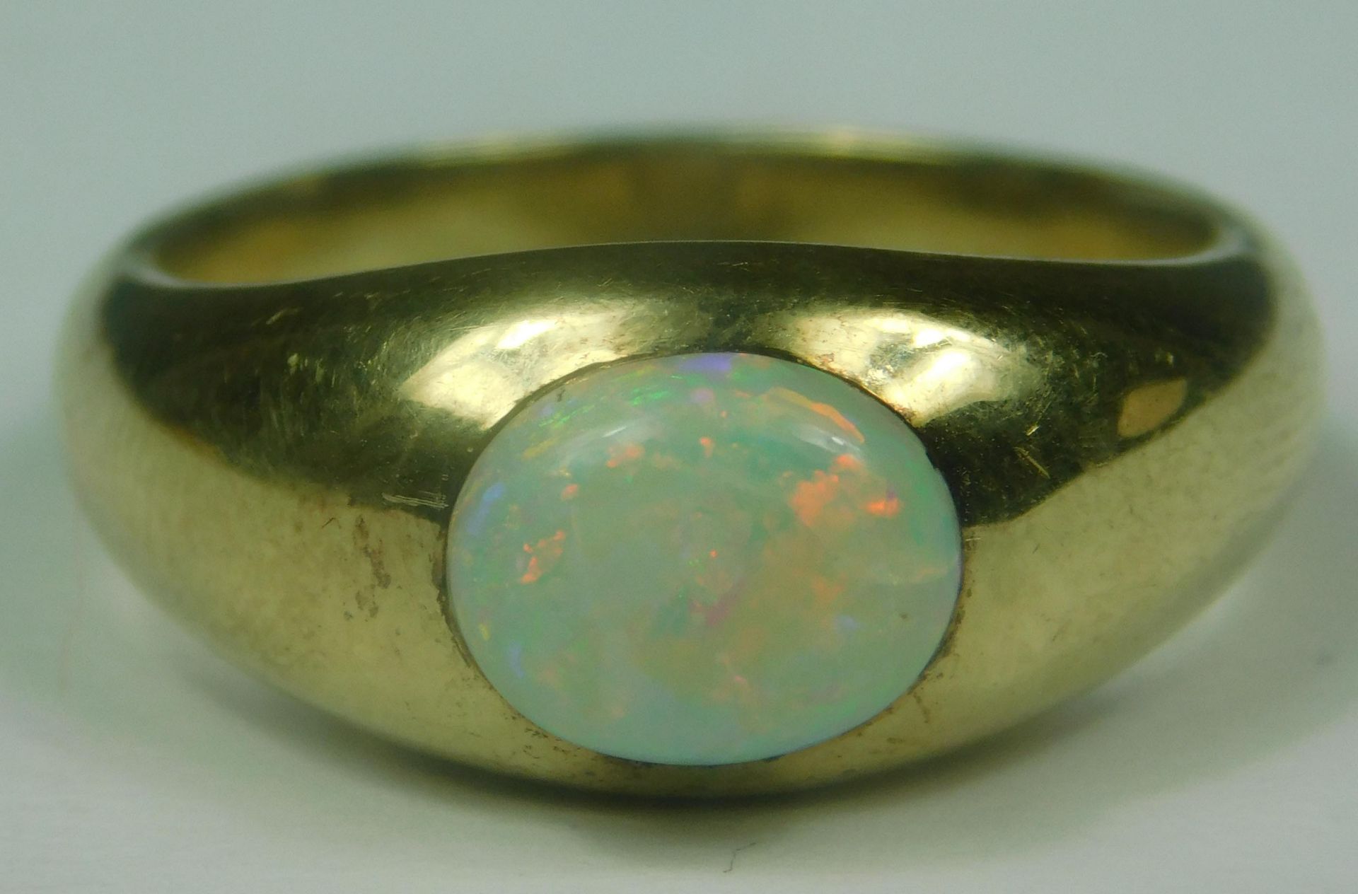 Ring 585 Gold mit Opal. - Bild 3 aus 12