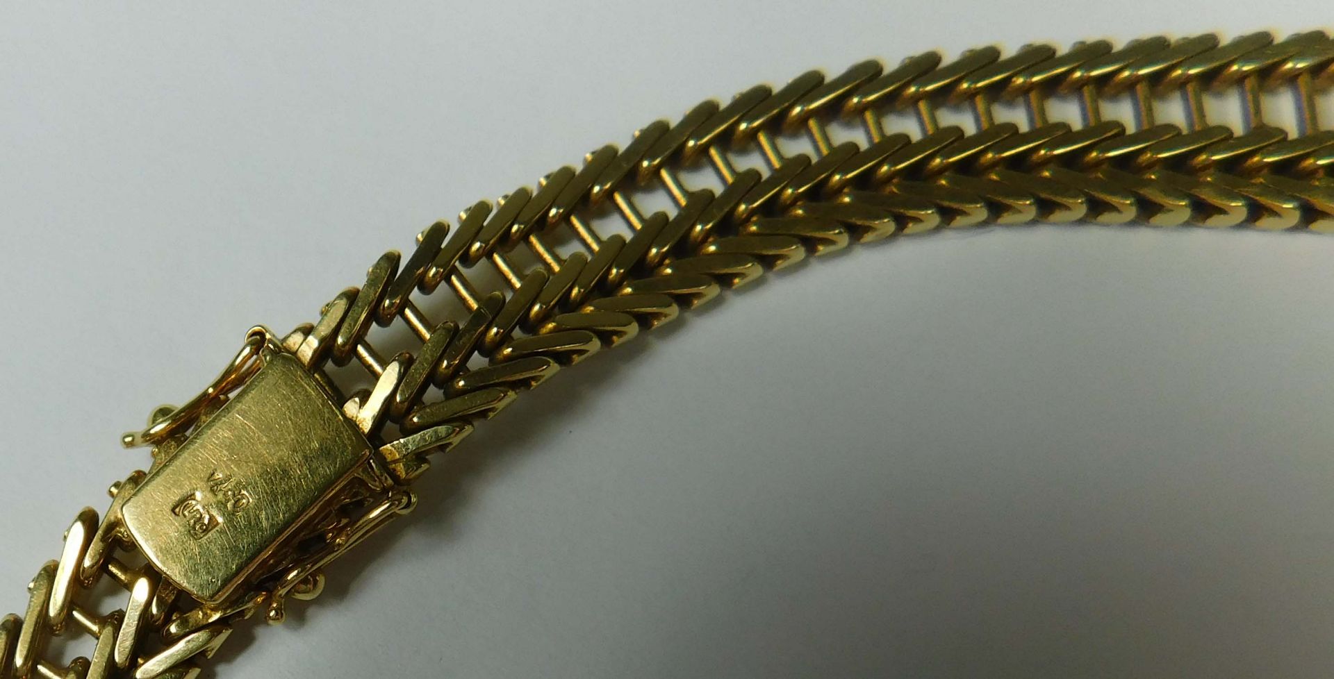 Choker Halskette. Gold 750. - Image 6 of 9