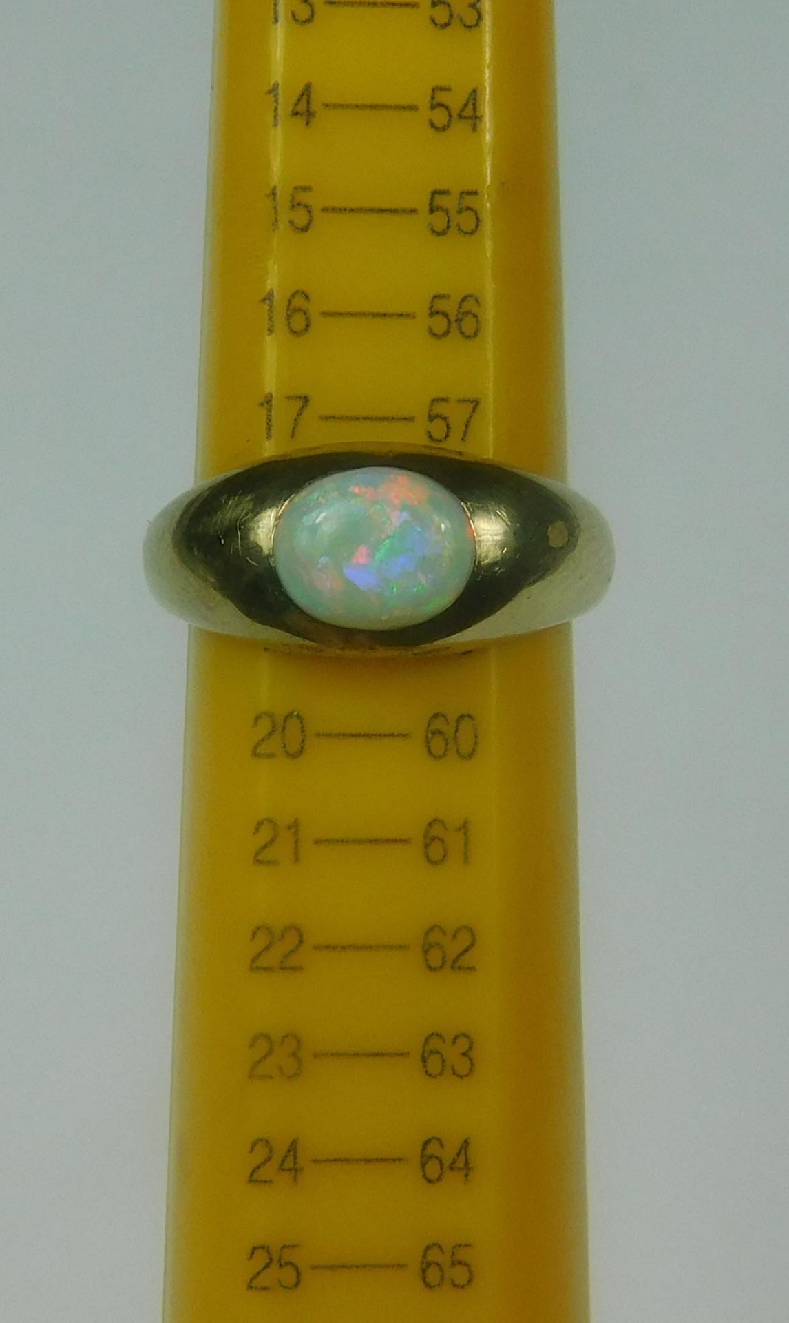 Ring 585 Gold mit Opal. - Bild 8 aus 12