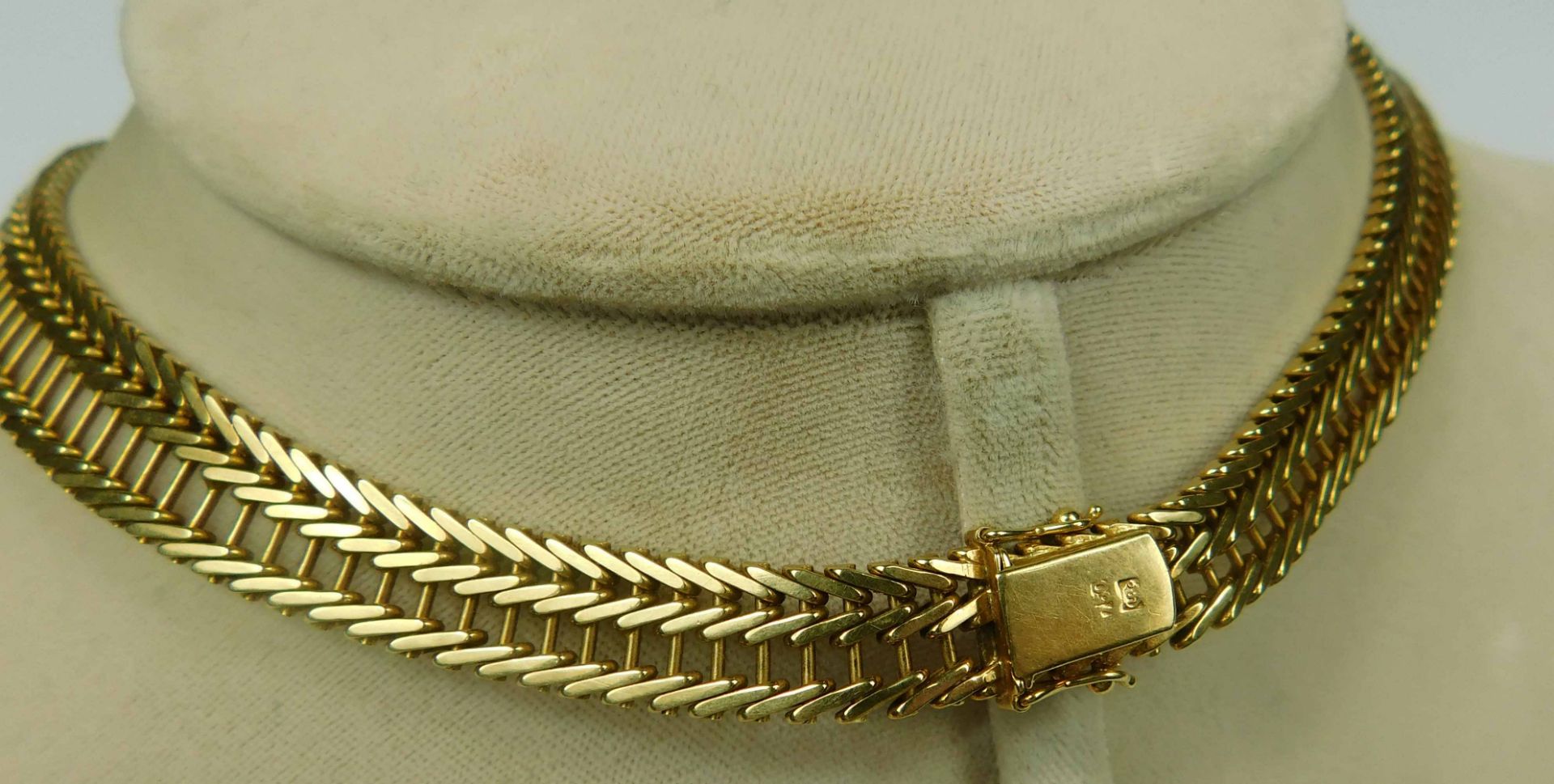 Choker Halskette. Gold 750. - Image 5 of 9
