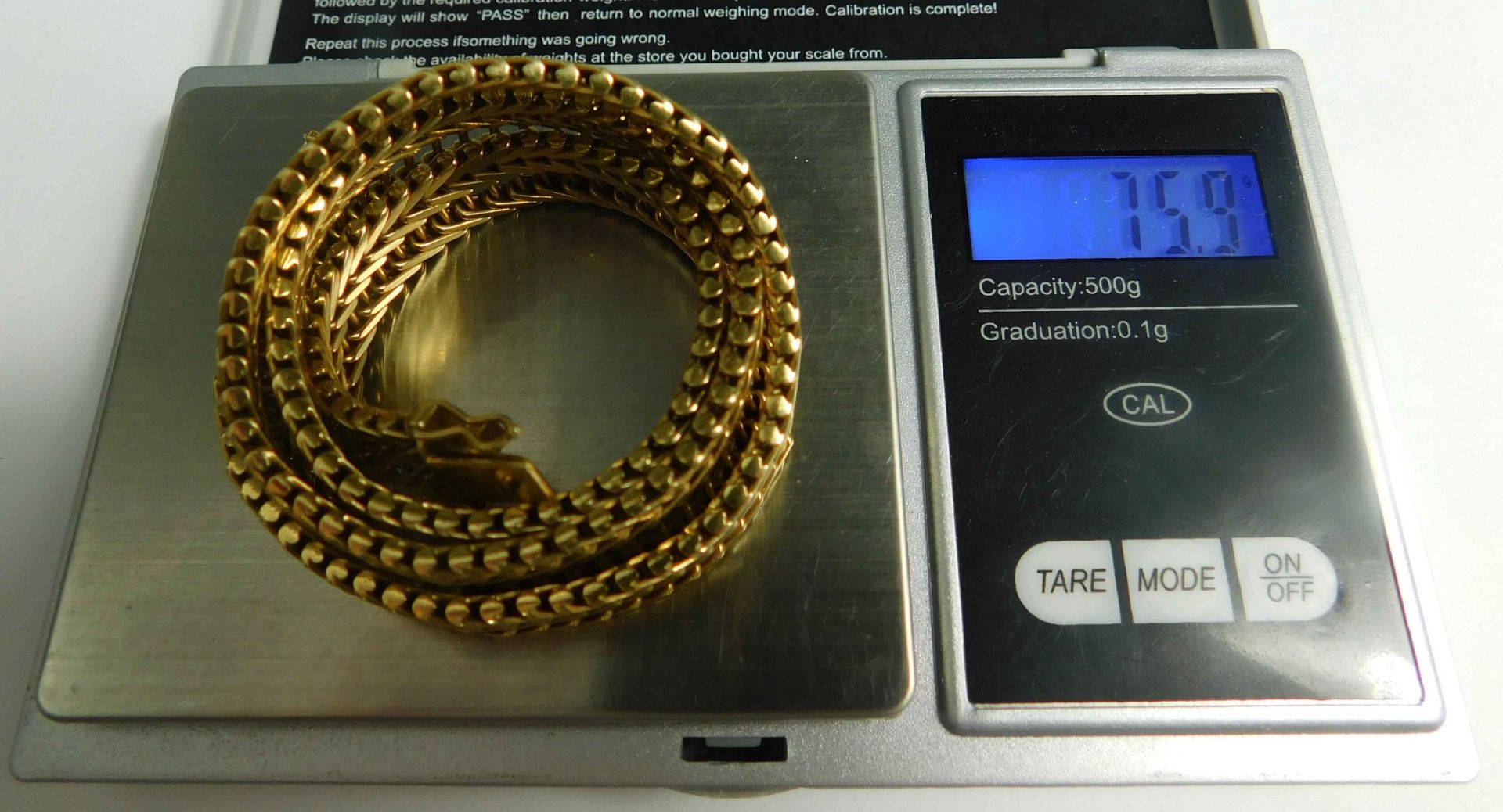 Choker Halskette. Gold 750. - Image 9 of 9