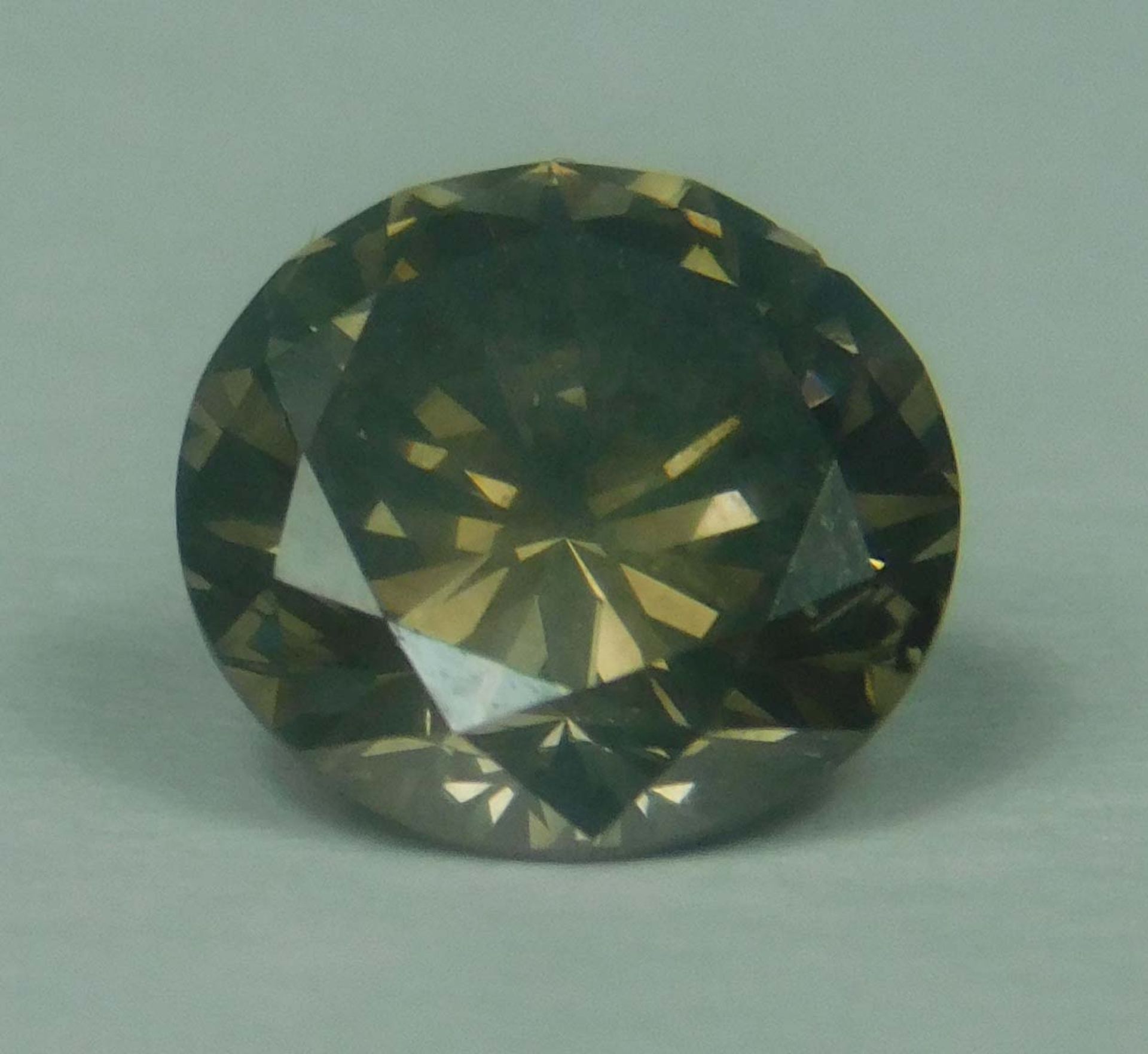 Diamant. Brillant Fancy Color. 1,21 Karat. - Image 3 of 9