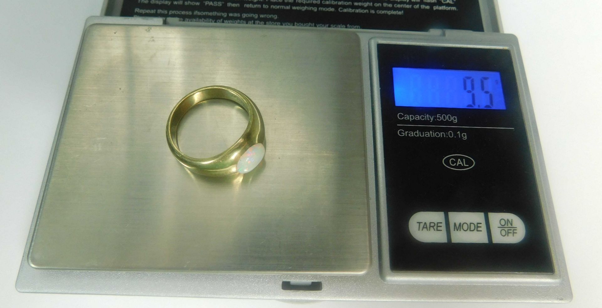 Ring 585 Gold mit Opal. - Bild 11 aus 12