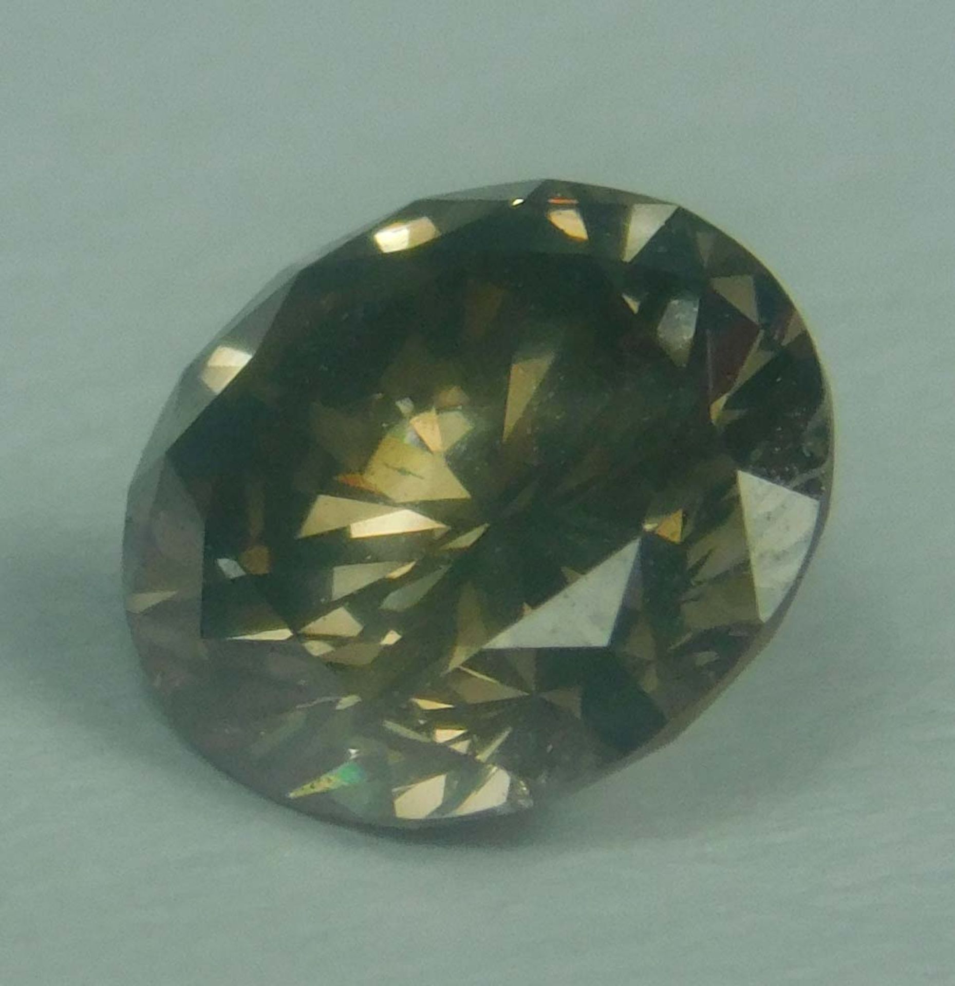 Diamant. Brillant Fancy Color. 1,21 Karat. - Image 4 of 9