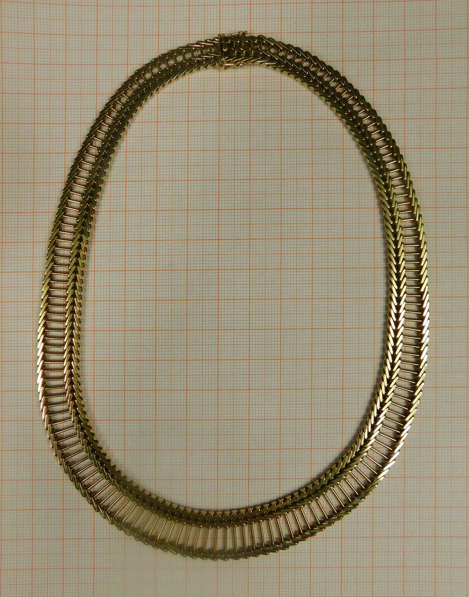 Choker Halskette. Gold 750. - Image 8 of 9
