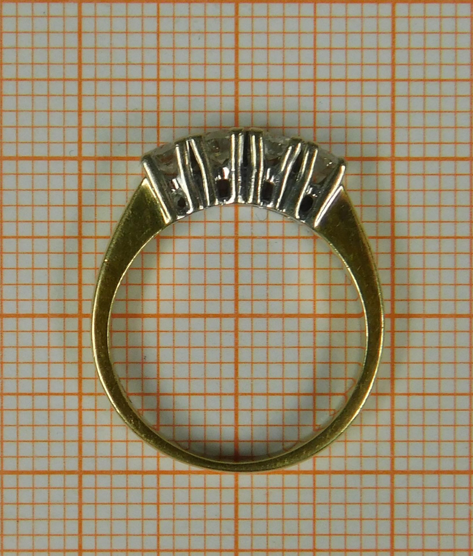 Ring Gold 585 mit Diamanten. - Image 12 of 14