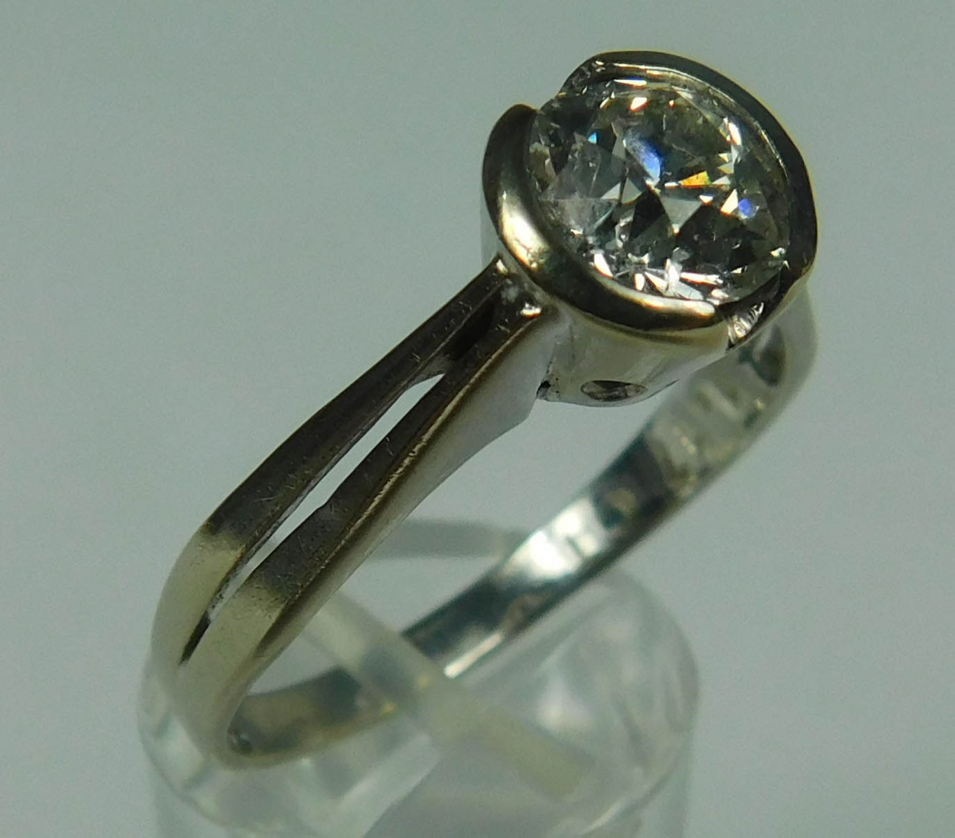 Diamant Solitär Ring. - Bild 3 aus 12