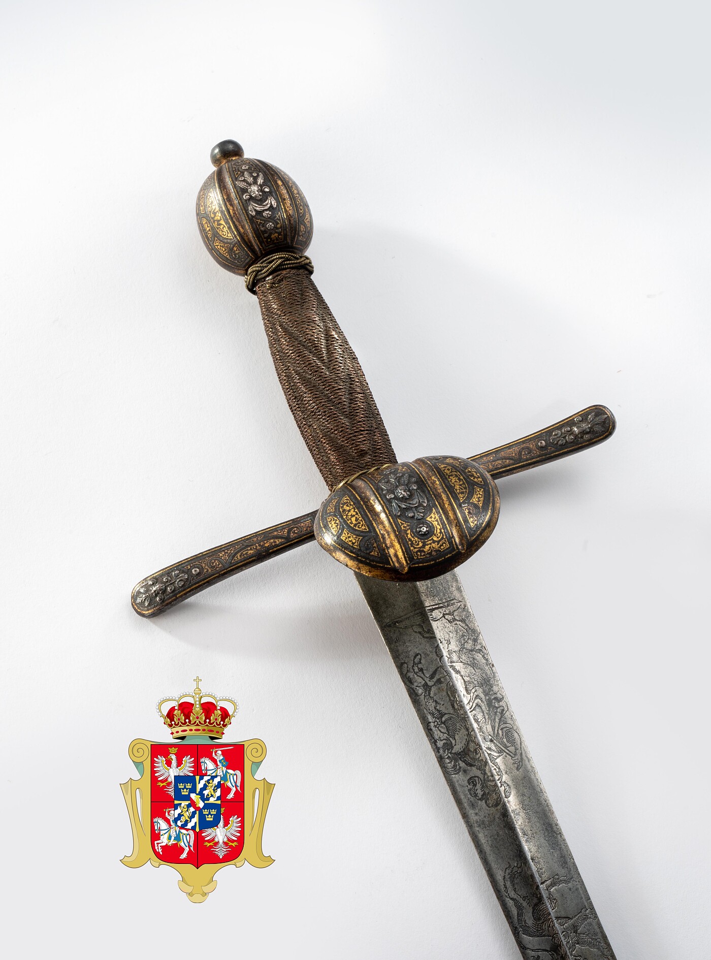 Schwert, datiert "1592".