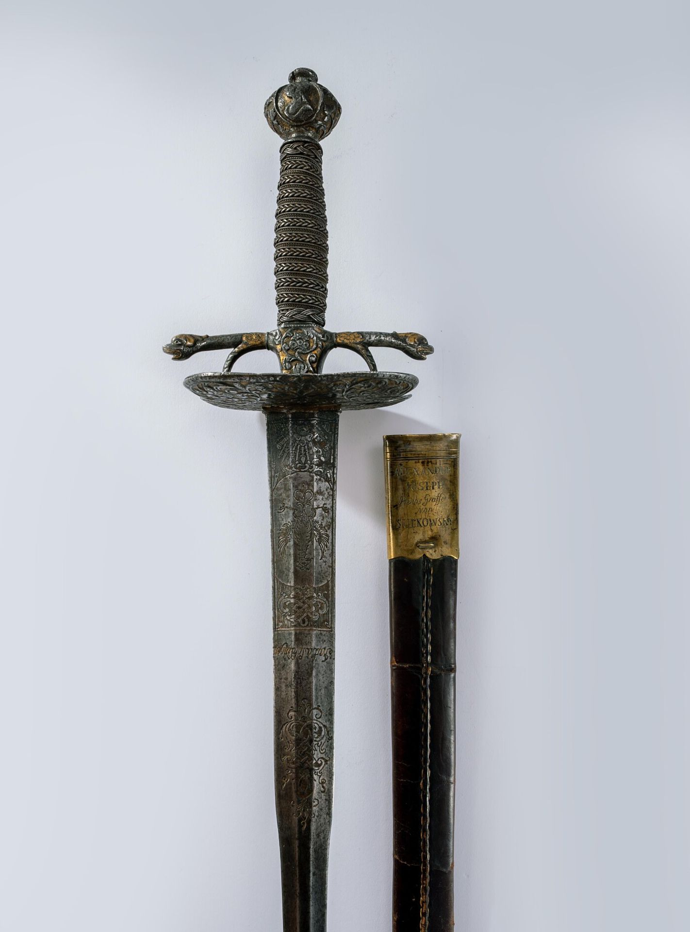 Rapier mit Scheide 1733/1752. - Bild 8 aus 9