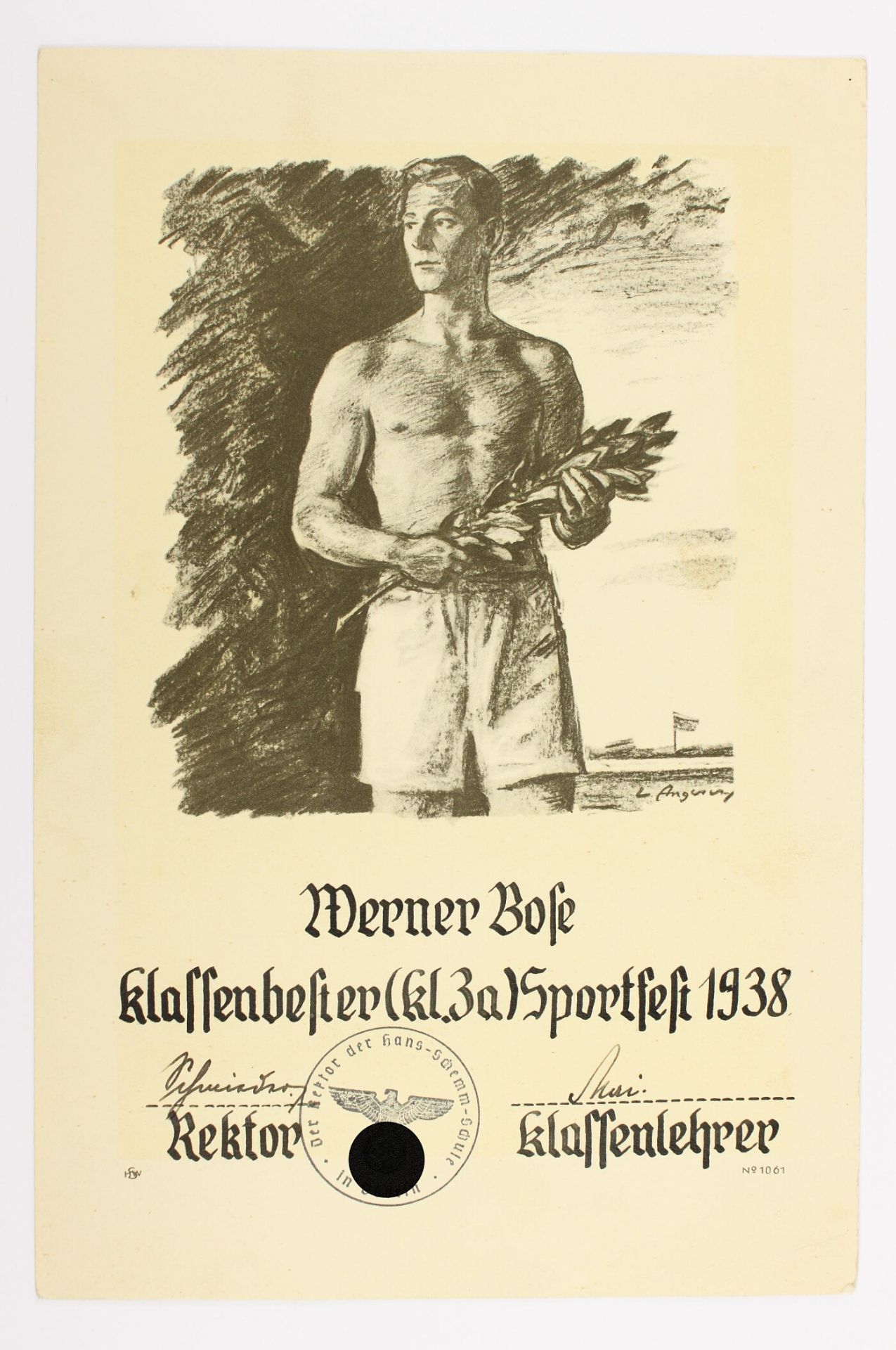 Seltene Medaille "DEM SIEGER - Image 5 of 7