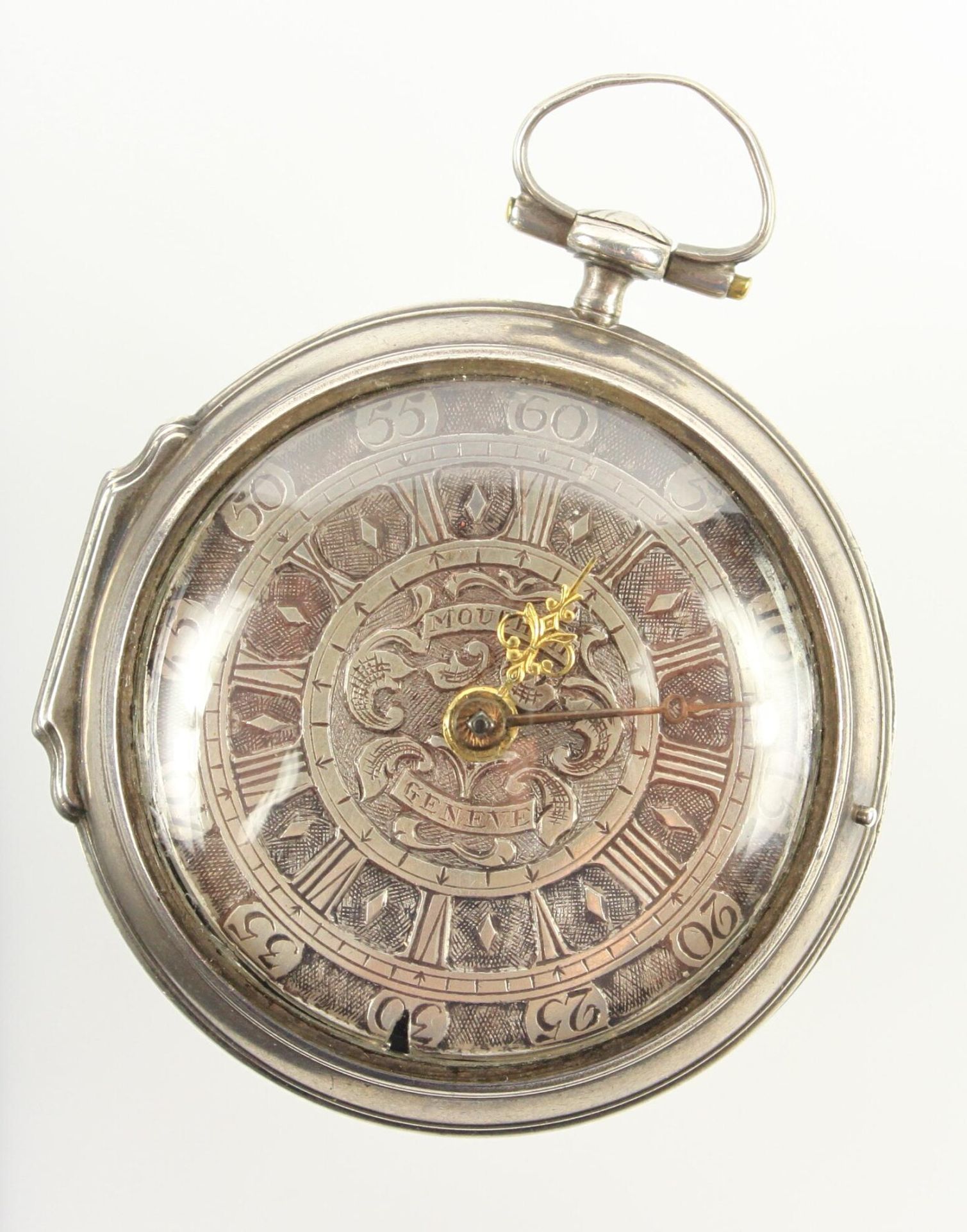 Spindeltaschenuhr Muchotte a Geneve,