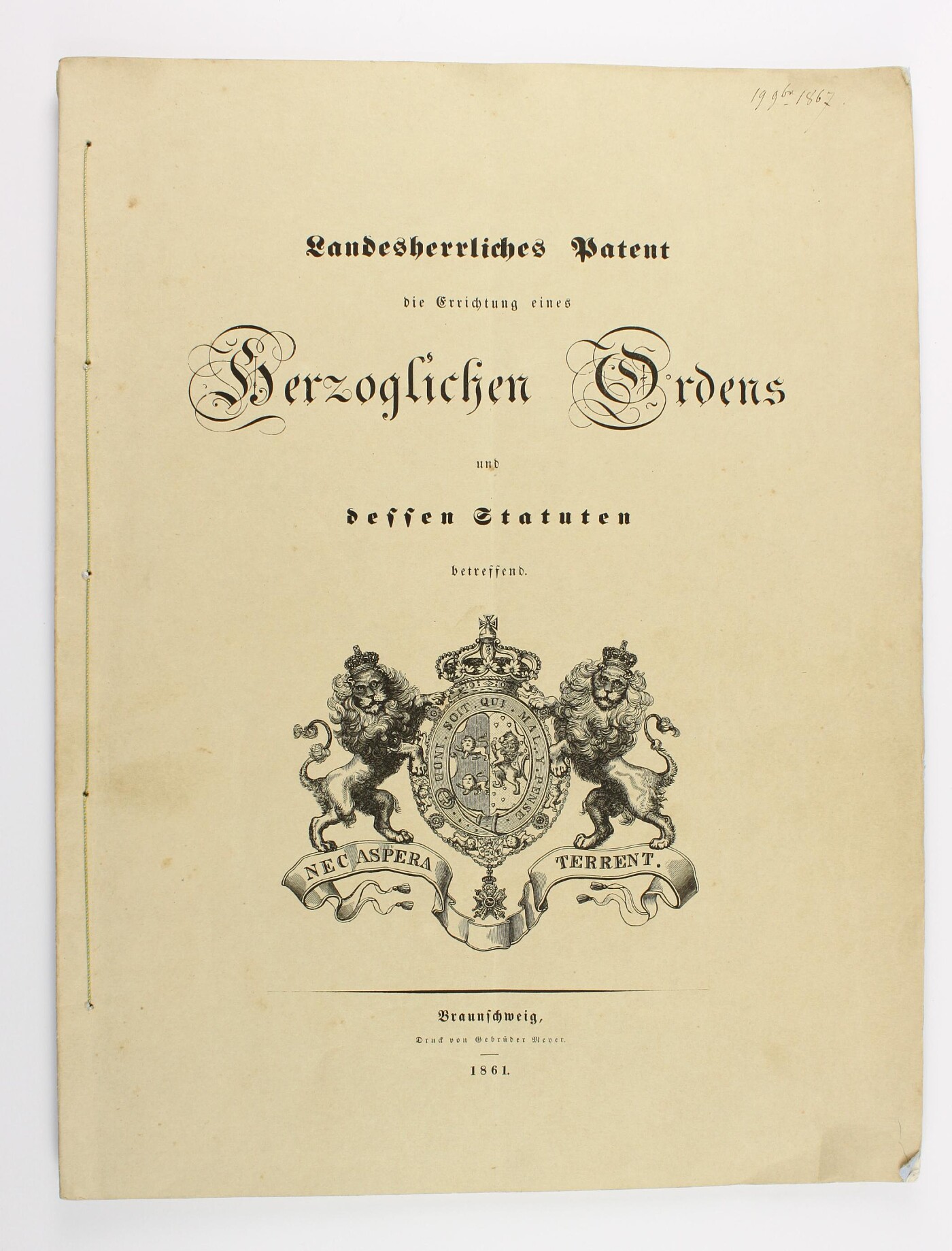 Statuten des Herzoglichen Hausordens - Image 2 of 3