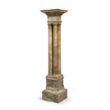 QUADRUPLE COLUMN IN YELLOW MARBLE EARLY 20TH CENTURY