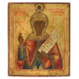 RUSSIAN TEMPERA ICON EARLY 19TH CENTURY