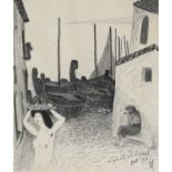 PASTELS AND PENCIL BY ELIO LIBERO QUINTILI 1934