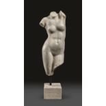 MARBLE DUST VENUS TORSO EARLY 20TH CENTURY