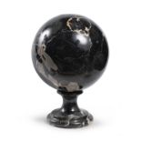 PORTORO MARBLE SPHERE 20TH CENTURY