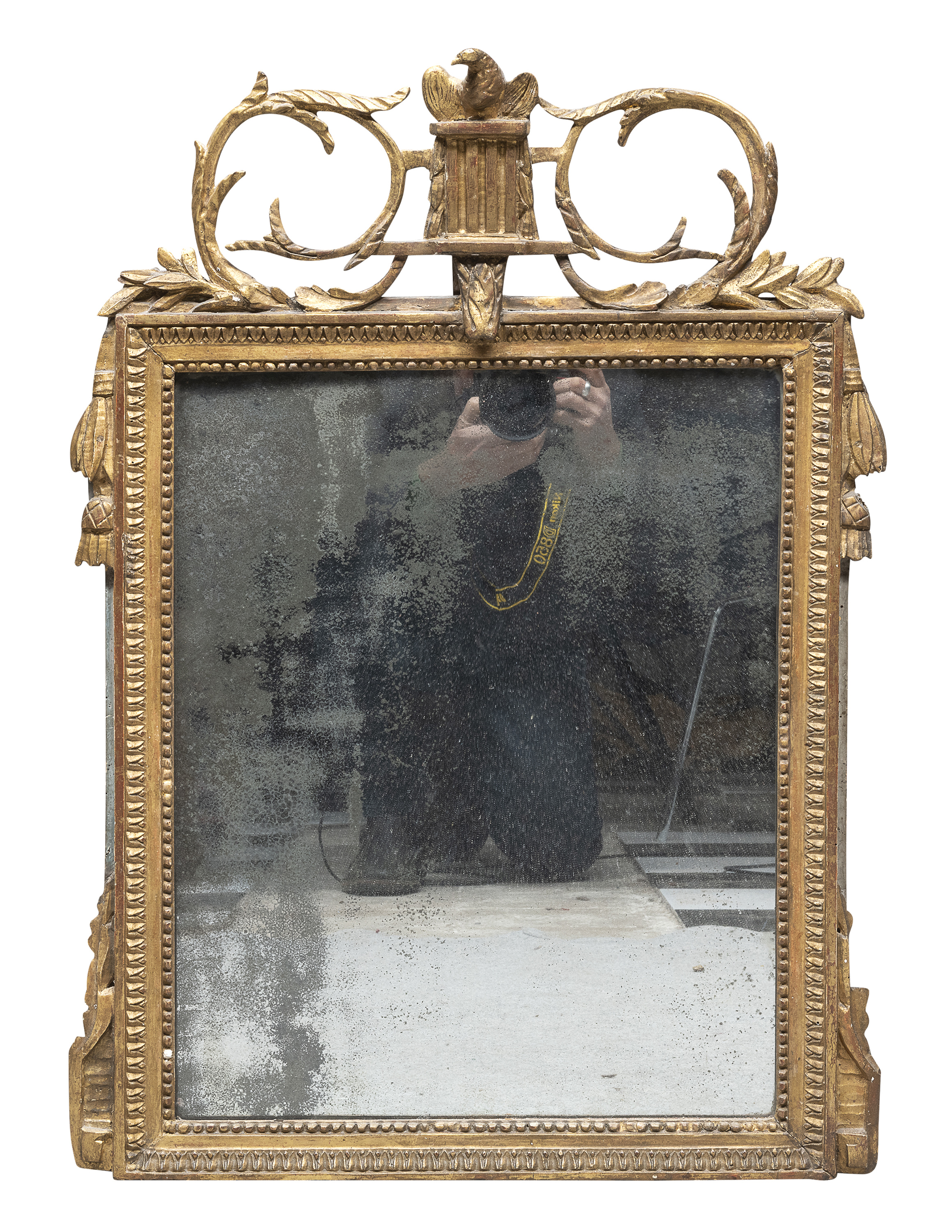 GILTWOOD MIRROR FRANCE LATE 18TH CENTURY