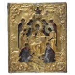 RUSSIAN OIL ICONS 19TH CENTURY