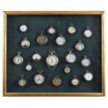 COLLECTION OF POCKET WATCHES 19TH CENTURY