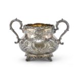 SILVER SUGAR BOWL VICTORIAN PERIOD SHEFFIELD