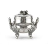 SILVER SUGAR BOWL TURIN LATE 18TH EARLY 19TH CENTURY