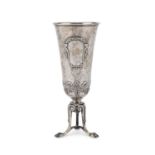 SILVER GOBLET AUSTRO-HUNGARIAN LATE 19TH CENTURY