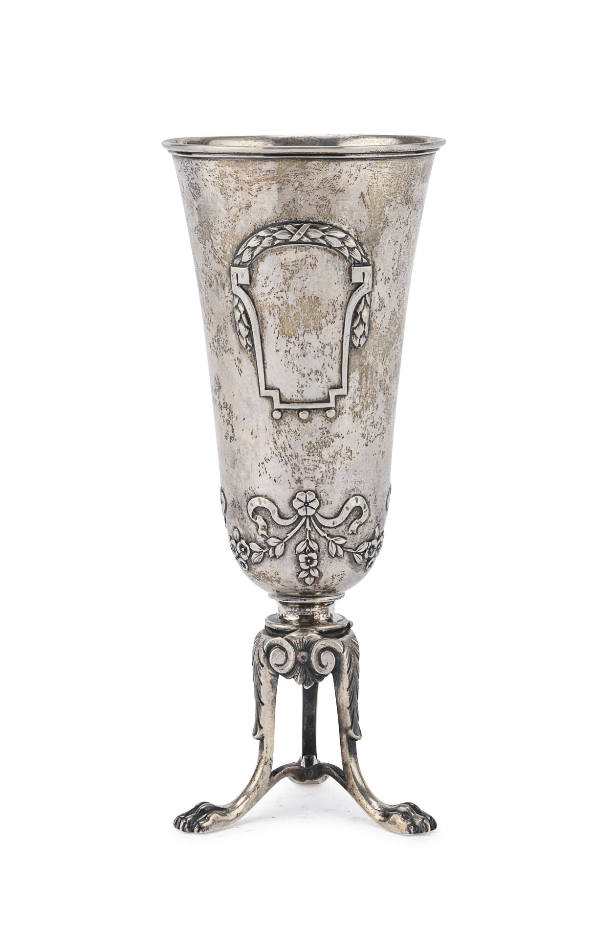 SILVER GOBLET AUSTRO-HUNGARIAN LATE 19TH CENTURY