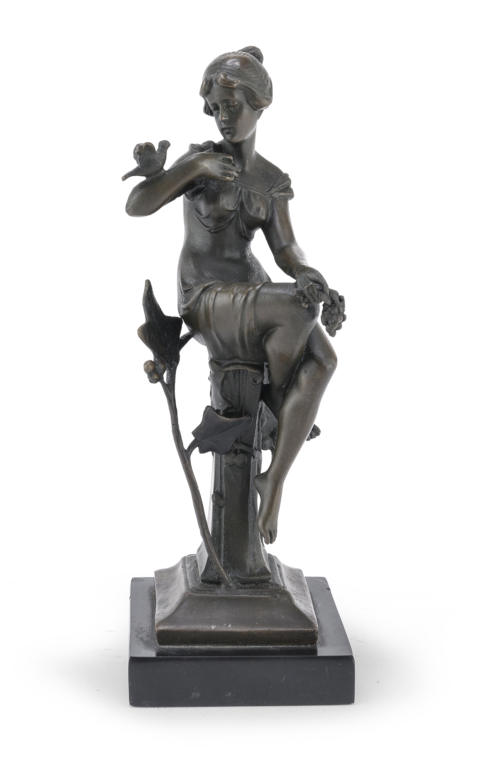 BRONZE ART NOUVEAU SCULPTURE