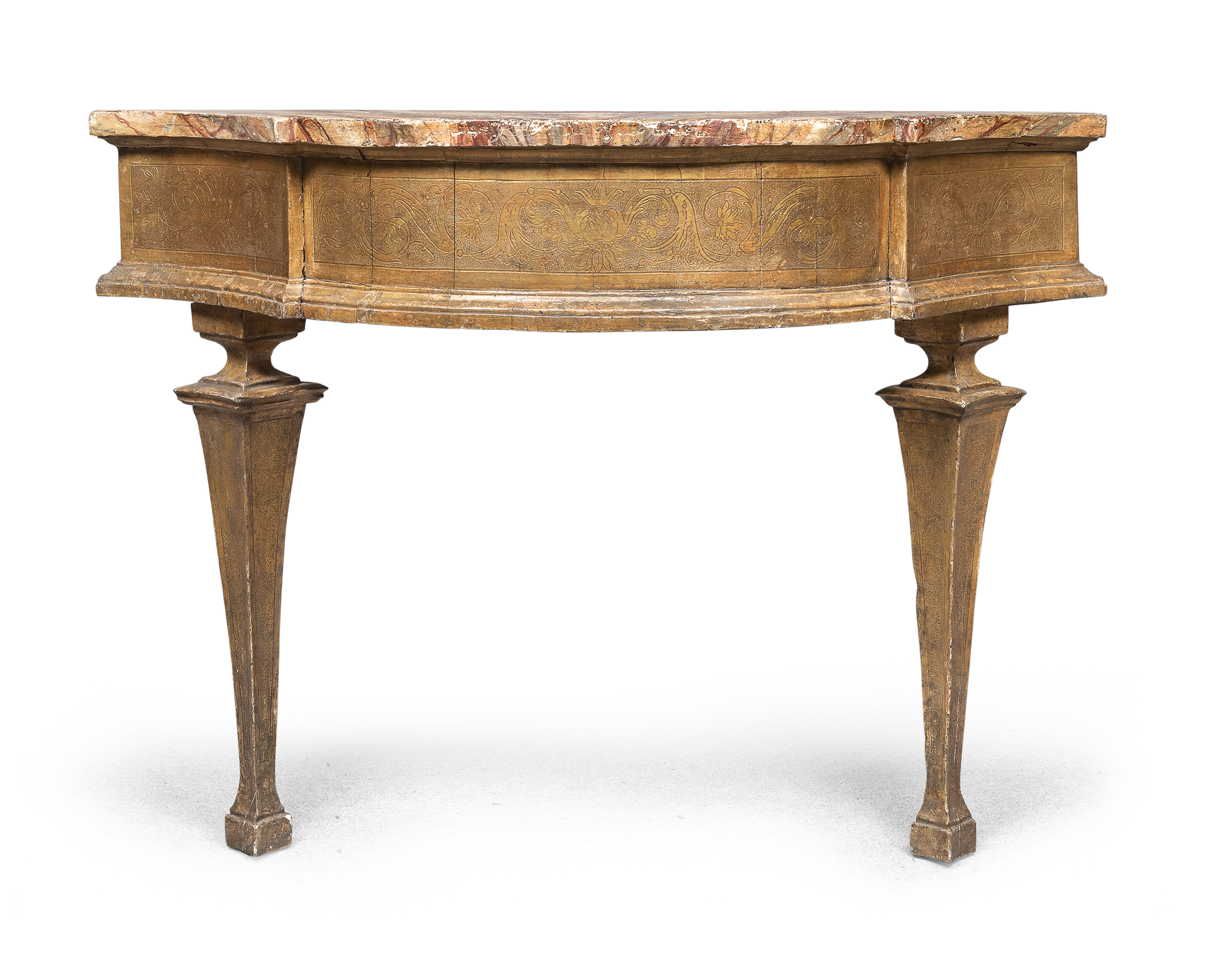 BEAUTIFUL GILT CONSOLE MARCHE PERIOD LOUIS XIV