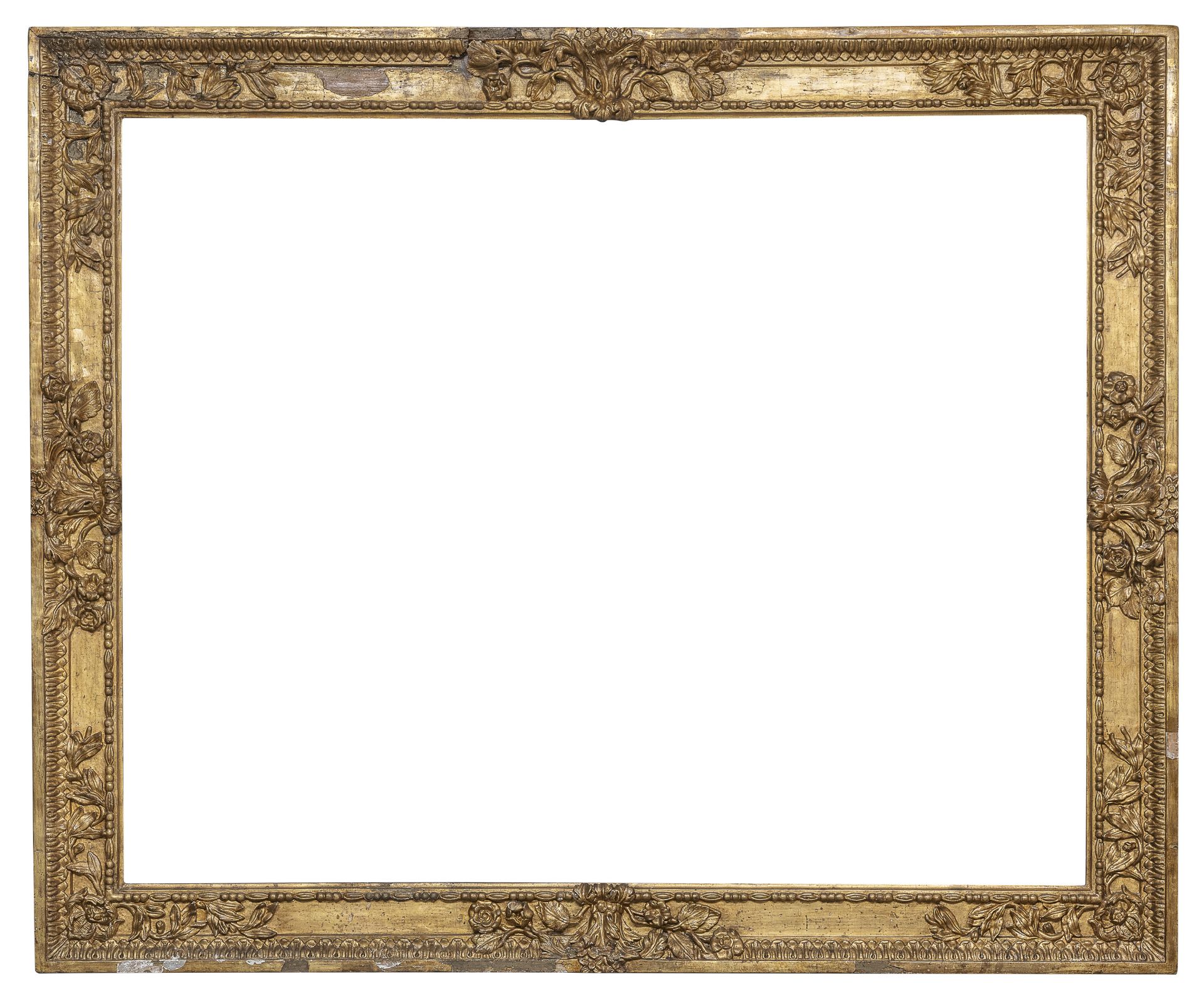 RARE LARGE GILTWOOD FRAME 17TH CENTURY