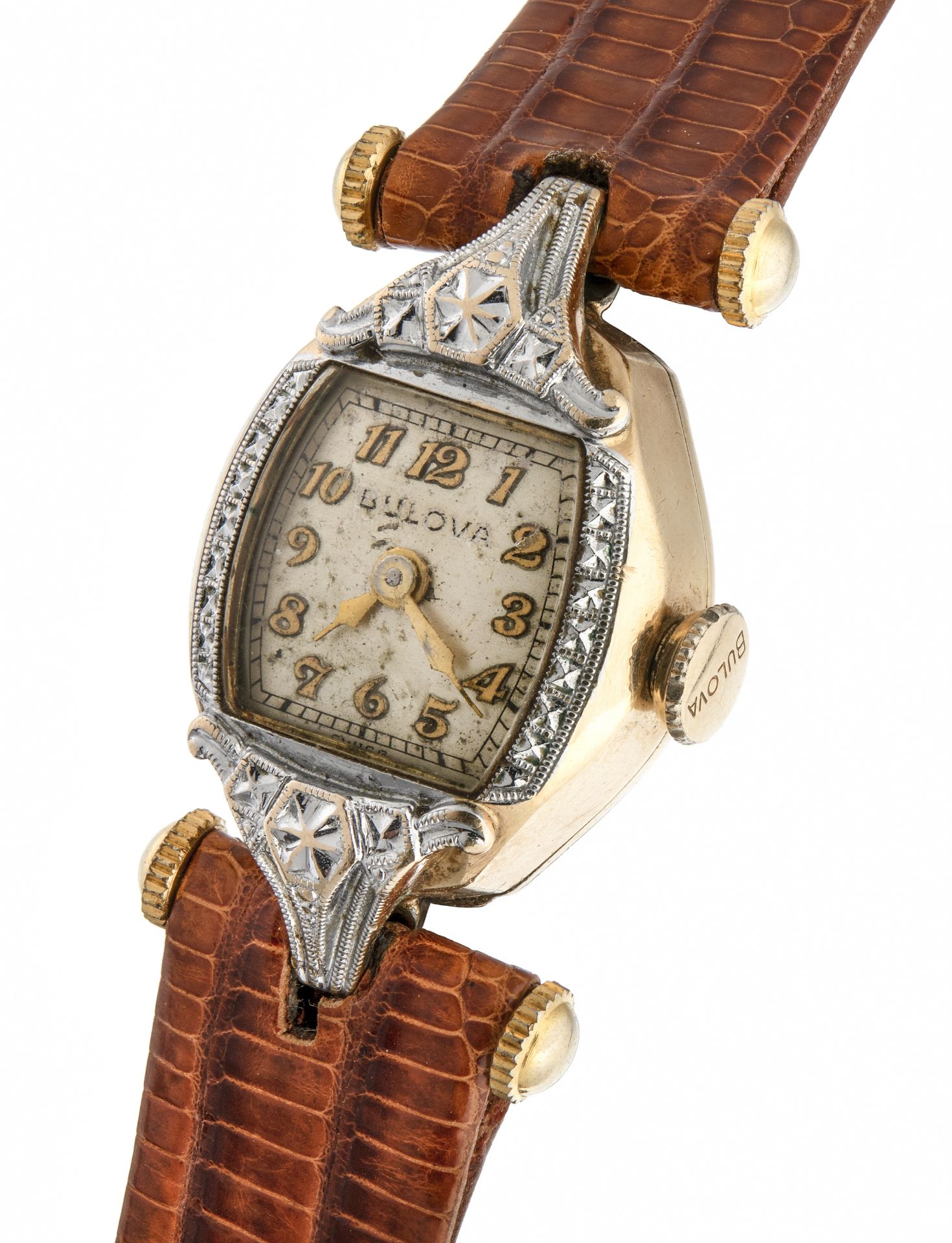 GOLD BULOVA LADY VINTAGE WATCH