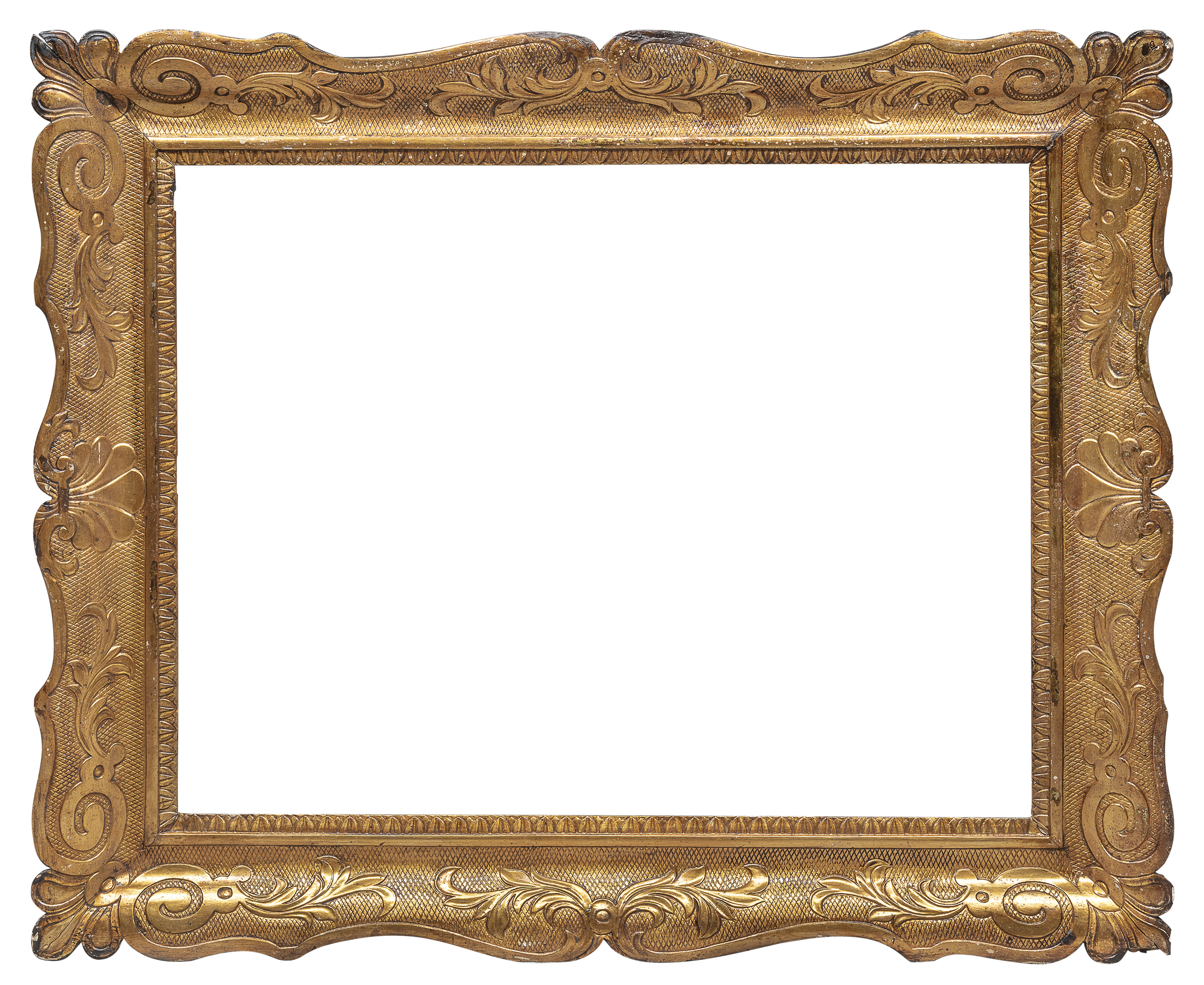 GILTWOOD FRAME NAPLES FIRST HALF 19TH CENTURY