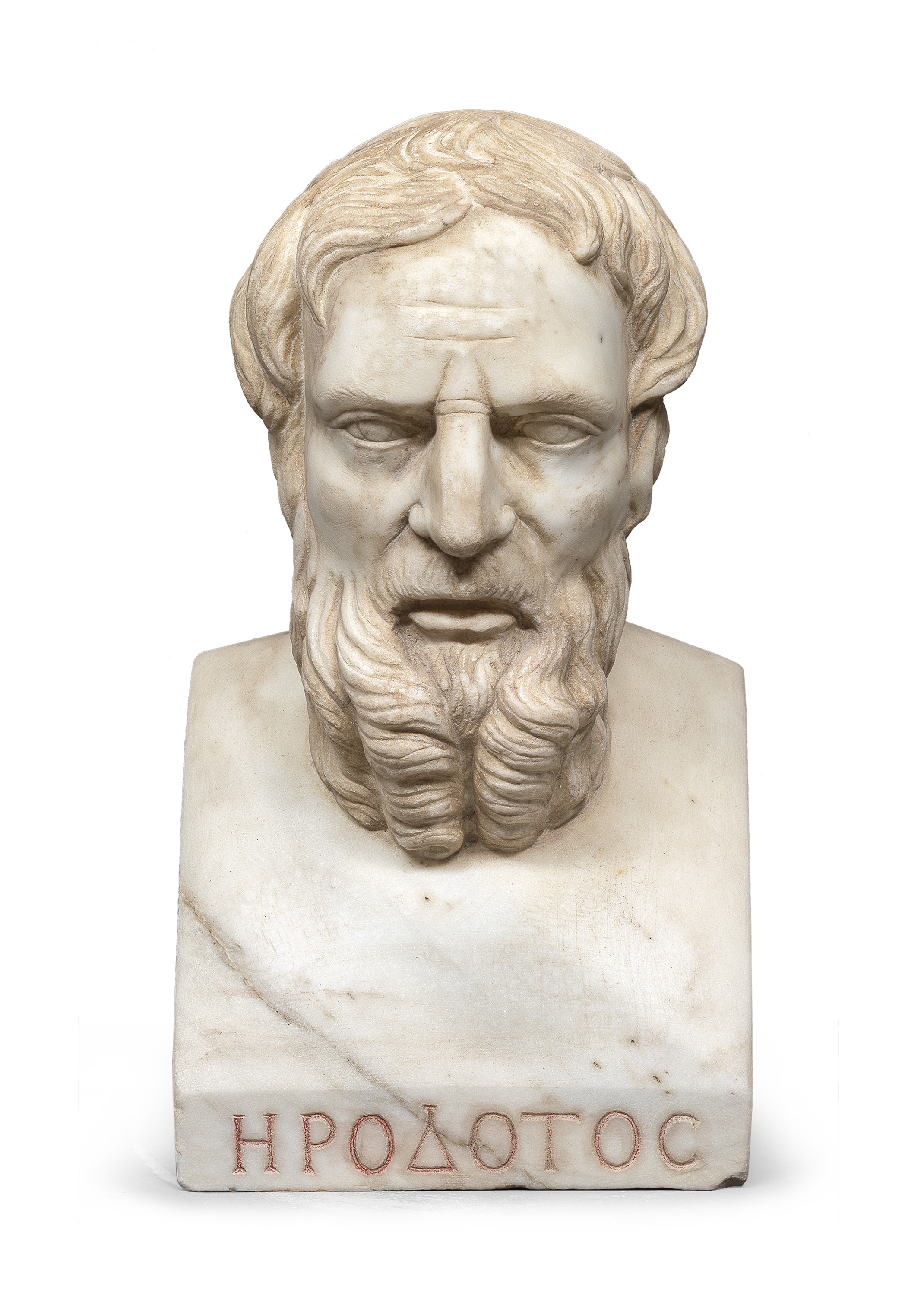 MARBLE BUST OF HERODOTUS 17TH CENTURY