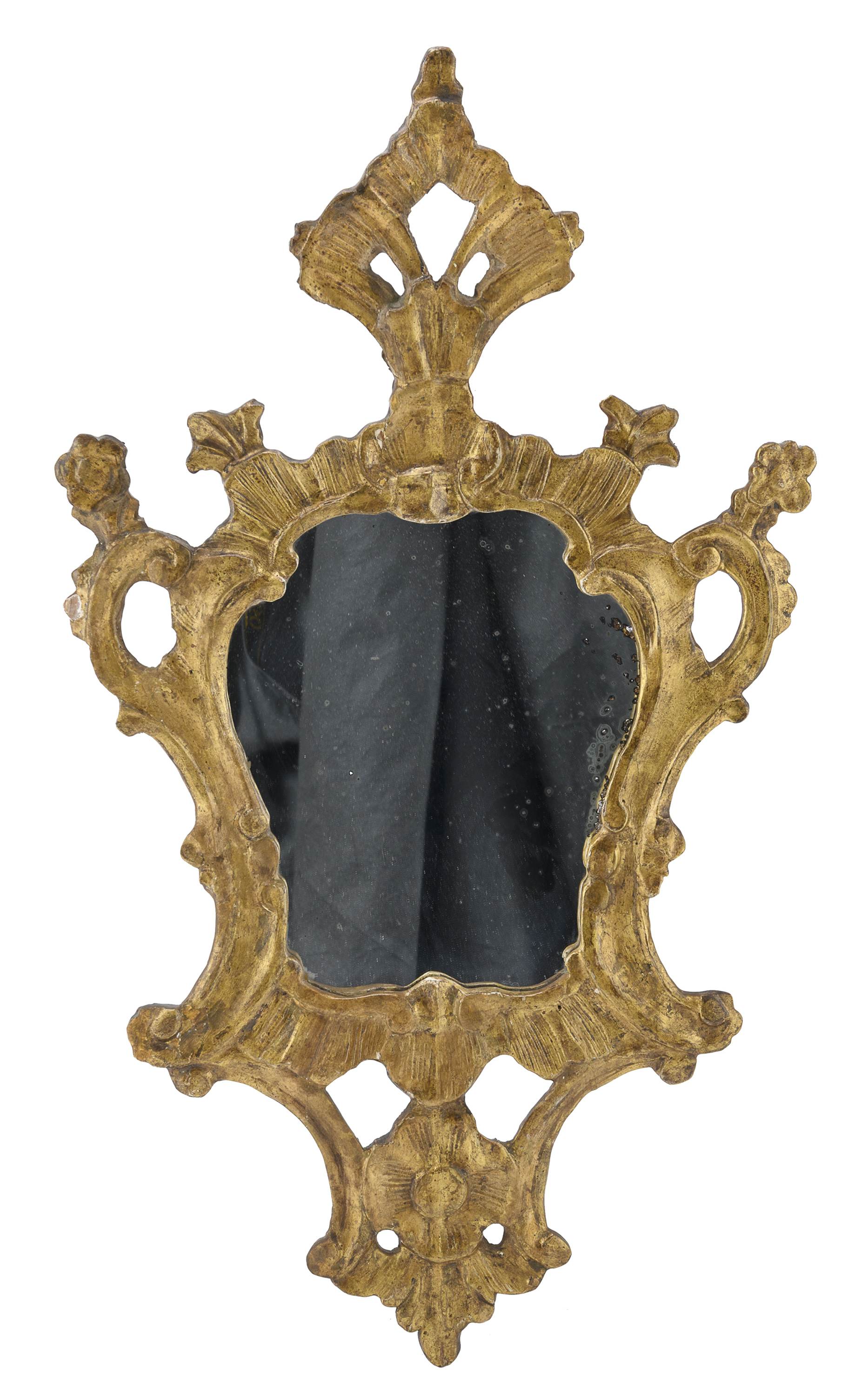 SMALL GILTWOOD MIRROR VENETO 18TH CENTURY