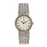 WHITE GOLD LADIES WRISTWATCH BAUME & MERCIER