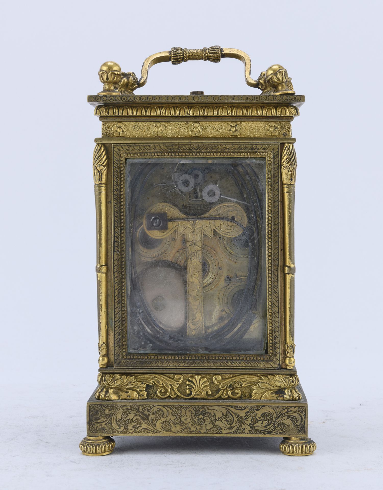 CARRIAGE CLOCK LATE 18TH CENTURY - Image 2 of 2