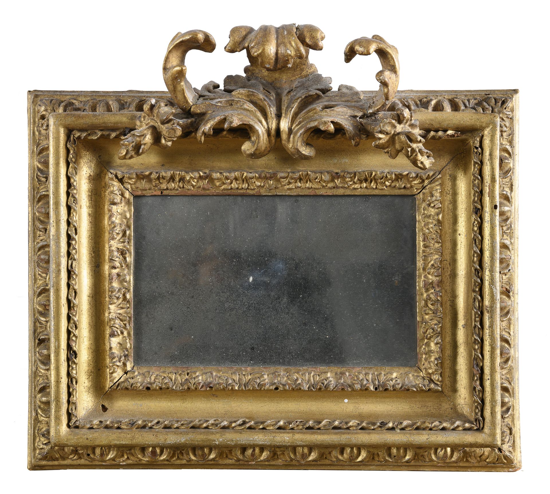 PAIR OF GILTWOOD MIRRORS ROME 18TH CENTURY