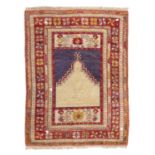 ANTIQUE ANATOLIAN GHIRDES RUG LATE 19TH CENTURY