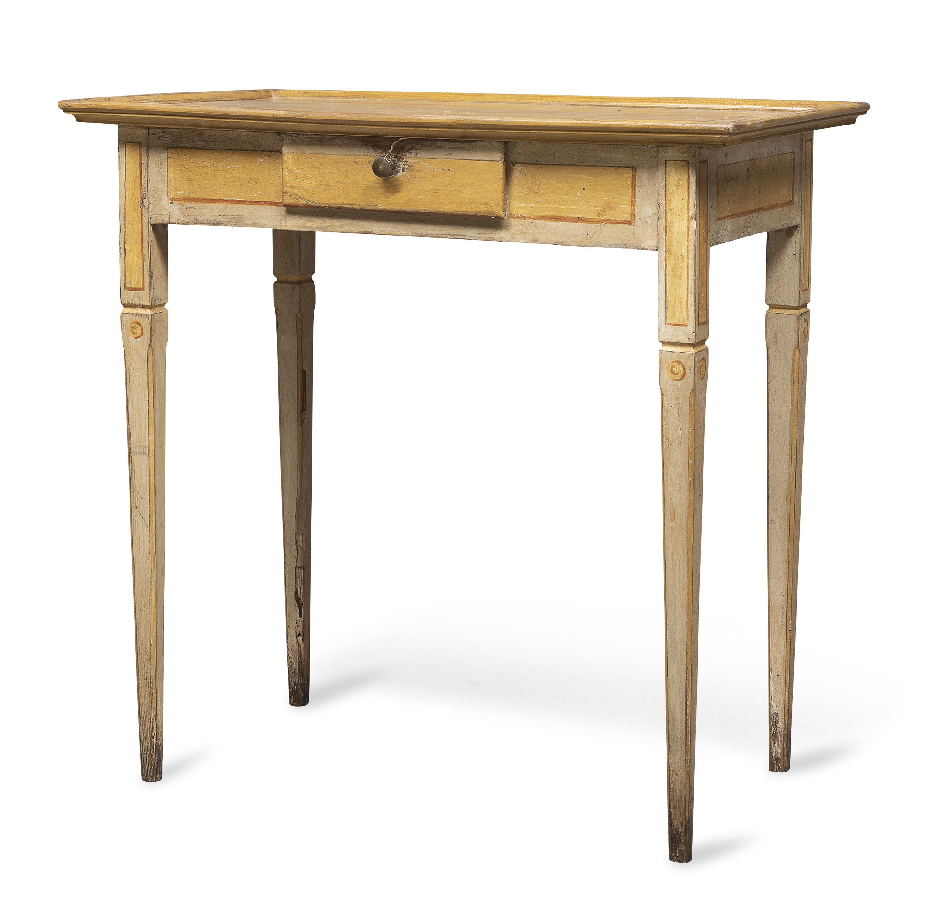 CENTER TABLE IN LACQUERED WOOD MARCHE EARLY 19TH CENTURY