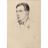 INK PORTRAIT OF A MAN 1929