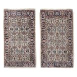 PAIR OF PAKISTAN BED RUGS EARLY 20TH CENTURY