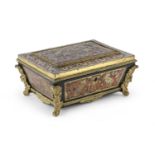 BOULLE BOX WITH BOURBON COAT OF ARMS LATE 18TH CENTURY