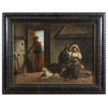 OIL PAINTING BY FRANCESCO RINALDI 19TH CENTURY