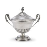 SILVER SUGAR BOWL FLORENCE 1950s