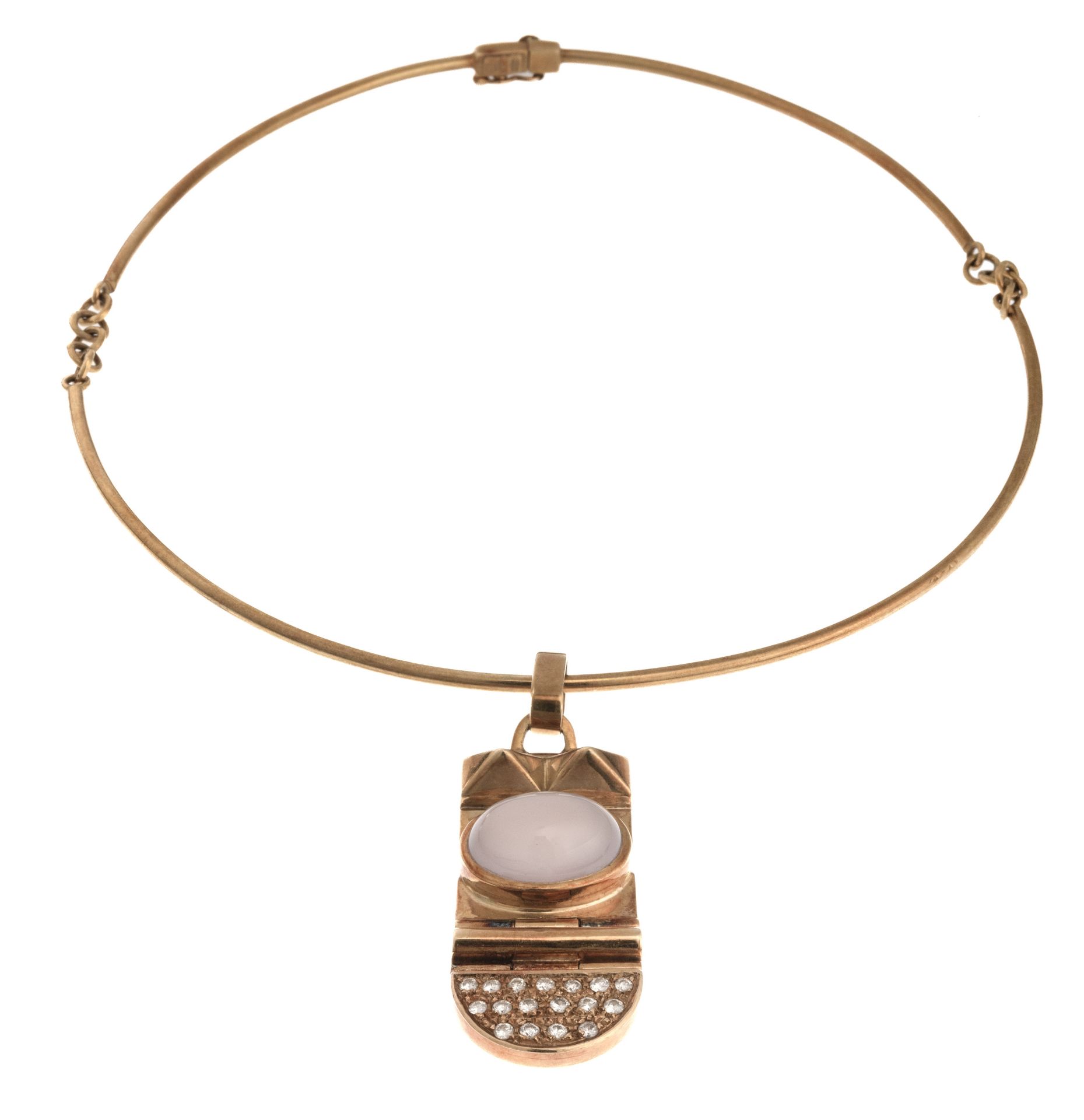 GOLD COLLIER BRAND GIORGIO FACCHINI