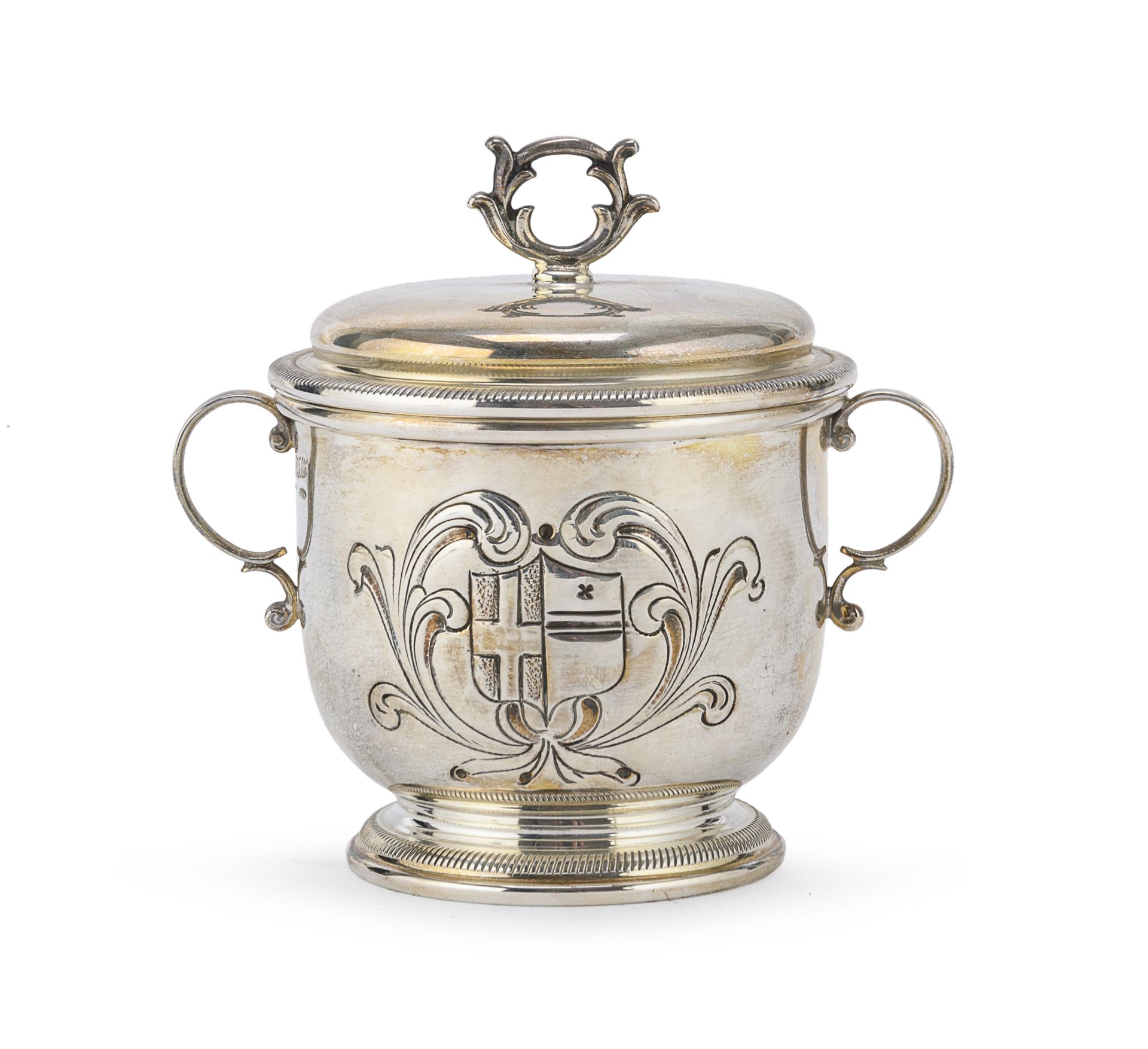 SILVER SUGAR BOWL ITALY 20TH CENTURY