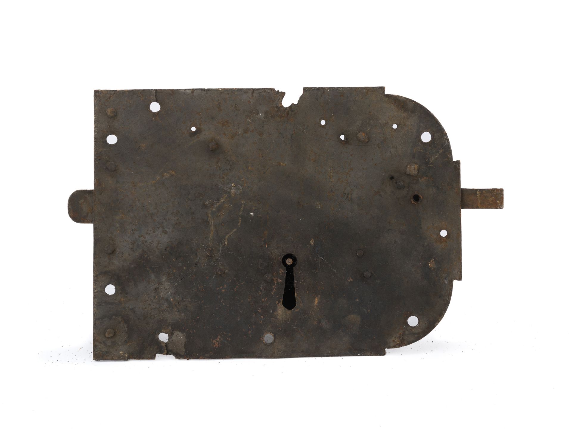 BIG IRON LOCK 18TH CENTURY - Image 2 of 2